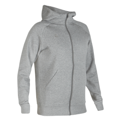 Zip-Up Hoodie Mid Grey